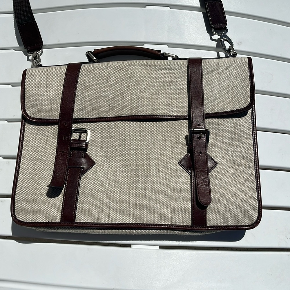 Barley used suitsupply briefcase